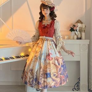 Lolita - The victory of the Church Square Neckline Classic Dress JSK
